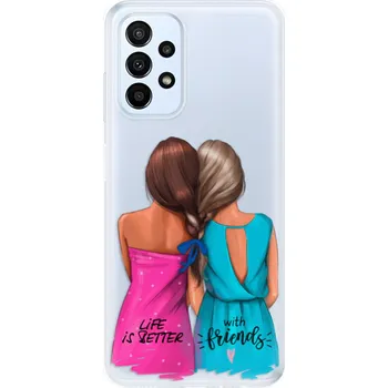 Pouzdro na mobilní telefon Silikonové pouzdro iSaprio - Samsung Galaxy A23 / A23 5G - Best Friends (Odolný silikonový kryt, obal, pouzdro iSaprio - Samsung Galaxy A23 / A23 5G - Best Friends - skvělá ochrana a pružnost, stylový UV potisk, lehkost, tiskne se v České republice)