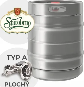 Pivo Starobrno Zelené pivo 13° 30 l sud