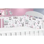 Mantinel do dětské postýlky medvídek panda 70x28 cm