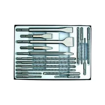 Vrták Sada sekáče a vrtáky SDS+ - 17 ks, 1 Balení