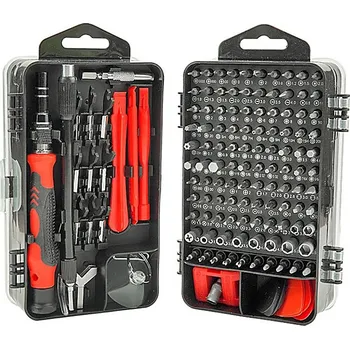 Sada nářadí Sada nářadí pro otevření Apple zařízení - multifunkční s bity - 138ks v balení - červená