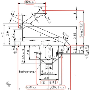 Síť proti hmyzu Těsnění pro profil Brügmann DP 104 3630.2
