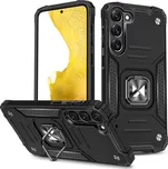 Wozinsky Ring Armor Case / 3v1 / pouzdro / kryt pro Samsung Galaxy S23 black / černé