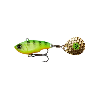 Umělá nástraha Savage Gear nástraha Fat Tail Spin Sinking Firetiger 5,5 cm 6,5 g