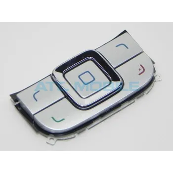 Náhradní klávesnice pro mobilní telefon Klávesnice Nokia 6111 horní stříbrná (Silver), originální - 9797985