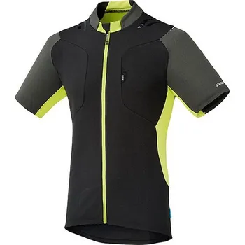 cyklistický dres SHIMANO Explorer dres, černá, XXL