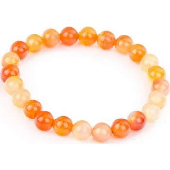 Náramek Karneol (světlý) - 8mm