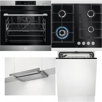 Set domácích spotřebičů AEG BSK782380M + AEG Mastery SpeedBurner HKB64420NB + AEG DPE5660M + AEG FSK73607Z