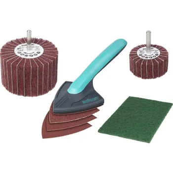 Wolfcraft 5642000 Sada pro zpracování dřeva, 7dílná