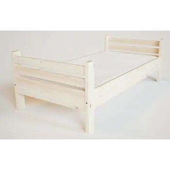 Dětská postel Smrková dětská dřevěná jednolůžková postel smrková Daniel maršal smrk odstíny: surové provedení