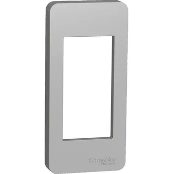 rámeček krycí úzký 1M, Aluminium Unica Studio NU200130