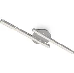 BRILONER Svítidlo nástěnné LED Rey, 10,5W, 1400lm, 3000K, 600x140x52 mm, chrom