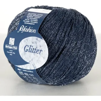 Příze Příze Silke Glitter tmavě modrá (Příze Silke Glitter tmavě modrá)