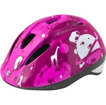 Cyklistická přilba přilba FORCE FUN PLANETS dětská růžovo-bílá S