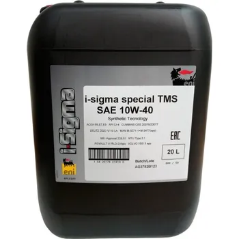Motorový olej Eni-Agip ENI I-SIGMA SPEC. TMS 10W-40 20L