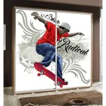 Maridex Moderní šatní skříň s posuvnými dvířky s motivem Penelopa 205 maride Maridex Penelopa motiv 205: Skate 2