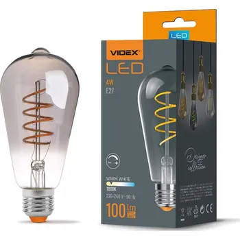 Žárovka Graphite LED stmívatelná žárovka E27 | 4W ST64 Graphite