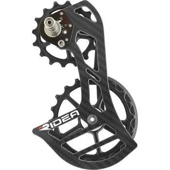 přehazovačka RIDEA vodítko road OVERSIZE R6, 16z-20z, karbonové,černé