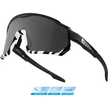 Sluneční brýle FORCE brýle F DRIFT černo-zebra,černé kontrast.sklo