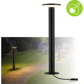 Venkovní osvětlení Paulmann Plug&Shine Plate, venkovní sloupkové svítidlo 7W LED 2200K, antracit, výška 60cm, IP44