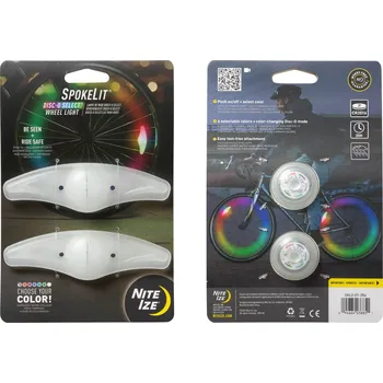 Světlo do výpletu kola Nite Ize SpokeLit 2 Pack Disc-O Select