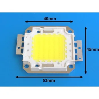 LED páska LED ČIP100W / LED dioda COB 100W / LEDCOB100W / LED CHIP 100W - studená bílá, varianta 1