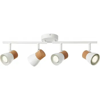 Dětské svítidlo Brilliant 75732/75 Stropní tyčové svítidlo MOKA bílé + KOREK