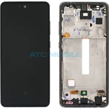 Displej + dotyk + kryt Samsung Galaxy A52 4G (SM-A525), A52 5G (SM-A526) černý - GH82-25524A (Servic a zpět 117 Kč s ATC Clubem