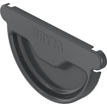 okap BRYZA čelo žlabu pozinkované Ø 150 mm, Antracit RAL 7021