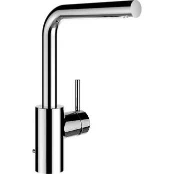 Vodovodní baterie Laufen Twinplus umyvadlová baterie, otočný výtok 160 mm, s automatickou výpustí, chrom HF905407100000