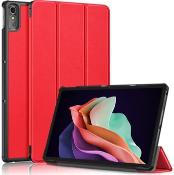 Pouzdro na tablet Luxusní Pouzdro Lenovo Tab P11 2Nd Gen S Potiskem Barva: Červená