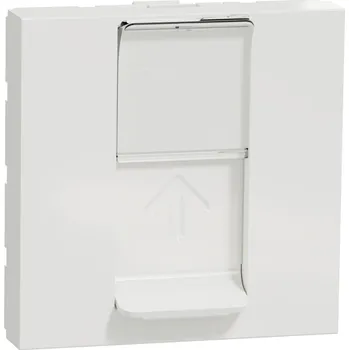 Elektrická zásuvka zásuvka datová 1xRJ45 Kat.6 FTP, 2M, Bílá Unica NU341918