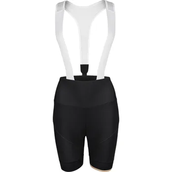 Cyklistické kalhoty FORCE kraťasy F GOLD LADY se šráky a vl, černo-zlaté L