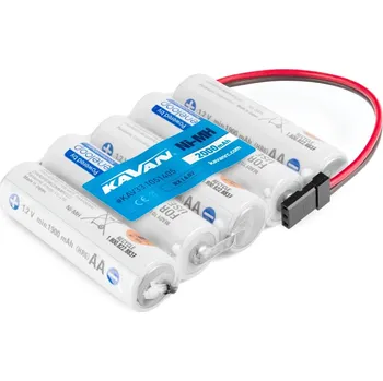 RC náhradní díl 6.0V 2000AA ENELOOP Sanyo RX 5čl. přijímačový (plochý)