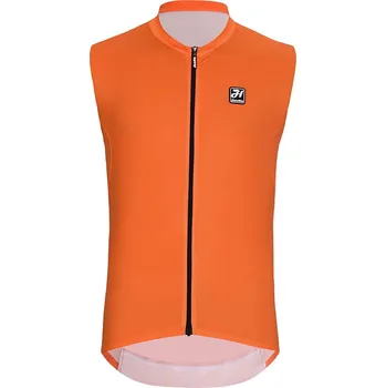 cyklistický dres HOLOKOLO Cyklistický dres bez rukávů - AIRFLOW - oranžová 3XL