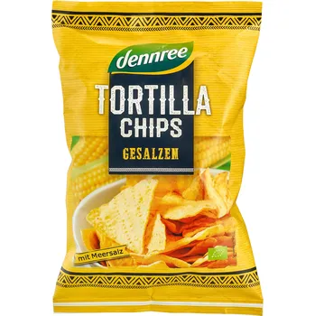 Tortilla chipsy slané 125 g BIO DENNREE