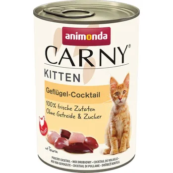 Pro kočku Animonda Carny Kitten drůbeží koktejl 24× 400 g