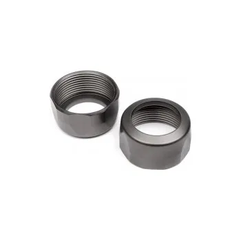 RC vybavení 1:5 Baja 5B Gas/Flux SBK: Shock Cap 20X12Mm (Gunmetal (2ks)