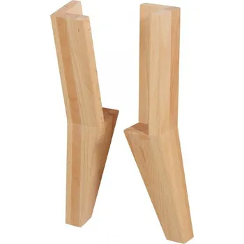 Dekorativní nohy k postelím jádrový BUK masiv - BERLIN BERLIN-B04-1