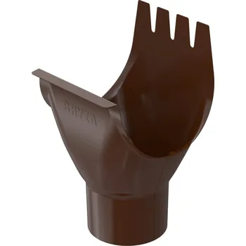 okap BRYZA Kotlík pozinkovaný Ø 150/100 mm, Hnědá RAL 8017