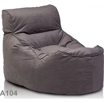 Sedací pytel Sedací Vak, Sedací křeslo UNDO AMORE PLYŠ bíla E1: A104