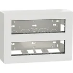 jednotka centrální 2x10 modulů povrchová, Bílá Antibakteriální Unica System+ NU121020