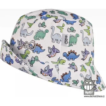 Čepice Funkční letní klobouk Dráče - Florida 17, bílá, dino Barva: Bílá, Velikost: 52-54