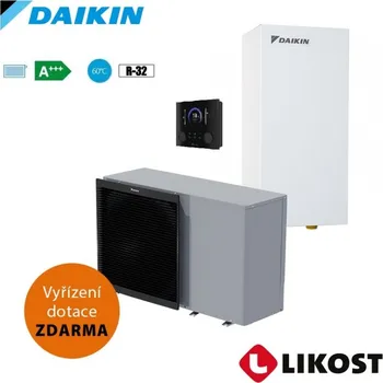 Tepelné čerpadlo DAIKIN Altherma 3 M tepelné čerpadlo Monoblok 11 kW + souprava záložního vytápění EDLA11DW1+EKLBUHCB6W1