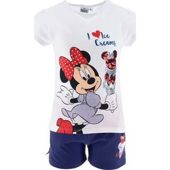 Dívčí pyžamo Dívčí souprava DISNEY MINNIE ICE CREAMS modrá Velikost: 116
