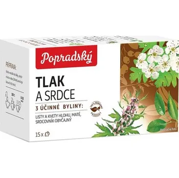 Čaj Baliarne obchodu Poprad Popradský - Bylinný čaj tlak a srdce