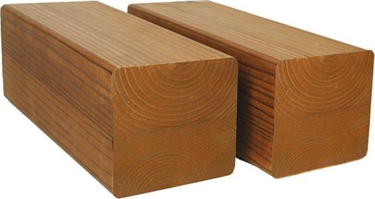 Lepený hranol SHP 88x88, lepený profil z materiálu ThermoWood - 4,2 m