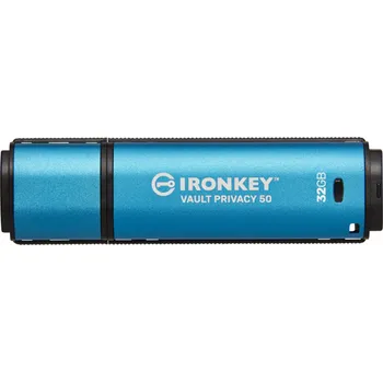 USB flash disk Kingston IronKey Vault Privacy 50 32 GB, USB-Stick IKVP50/32GB