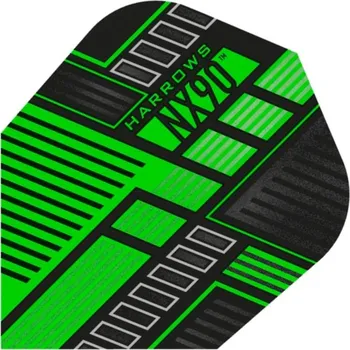 Příslušenství pro šipky Harrows Letky NX90 - No6 - Green F3976