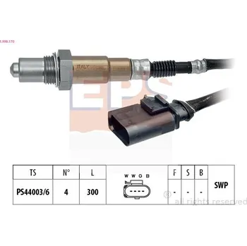 Autoelektrika Lambda sonda EPS 1.998.170